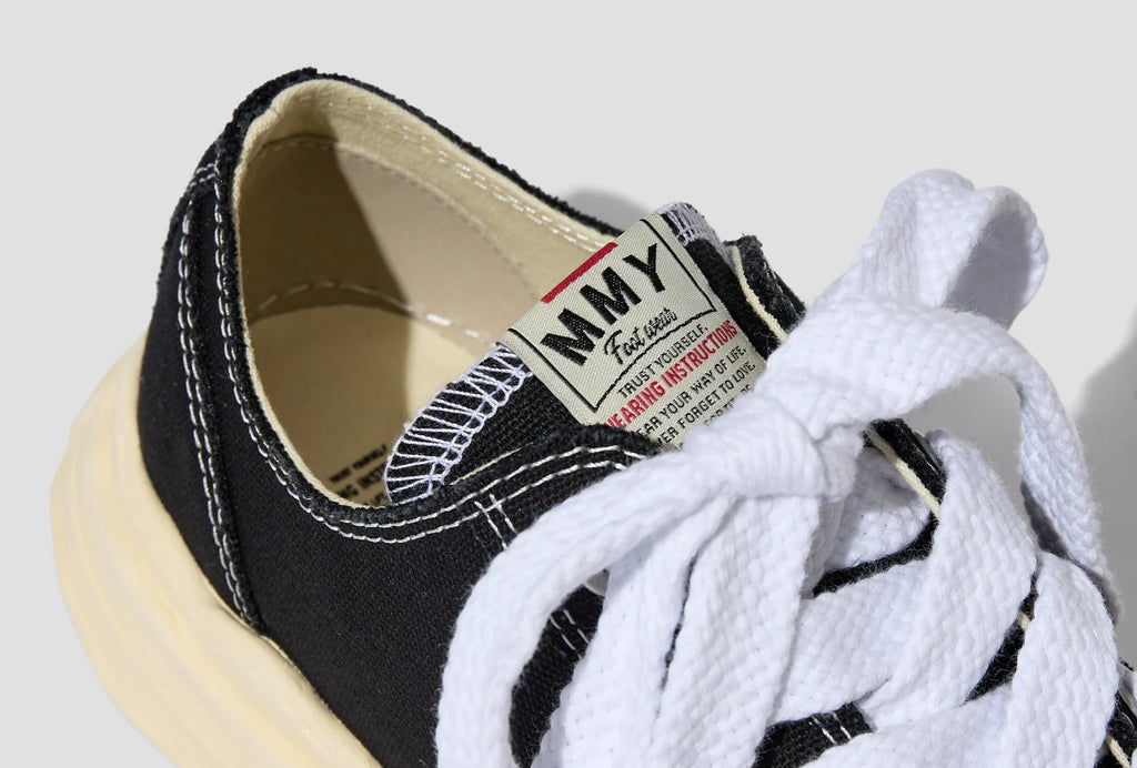Maison Mihara Yasuhiro Hank Vintage Sole Canvas Low Black