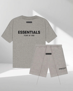 Fear of God Essentials Dark Oatmeal T-shirt