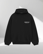 Fear of God Essentials FW24 Black White Hoodie