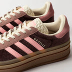 adidas Gazelle Bold Shadow Brown Warm Clay Glow Pink (Women's)
