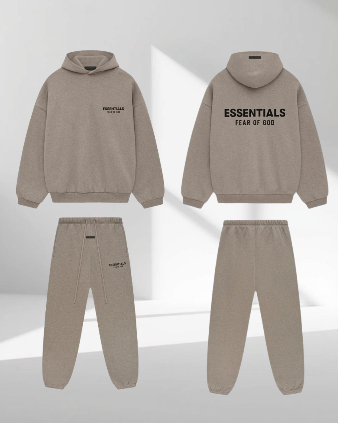 Fear of God Essentials FW24 Heather Grey Hoodie