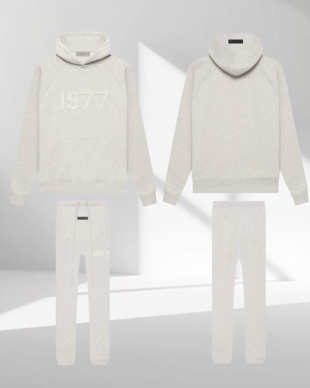 Fear of God Essentials 1977 Light Oatmeal Hoodie