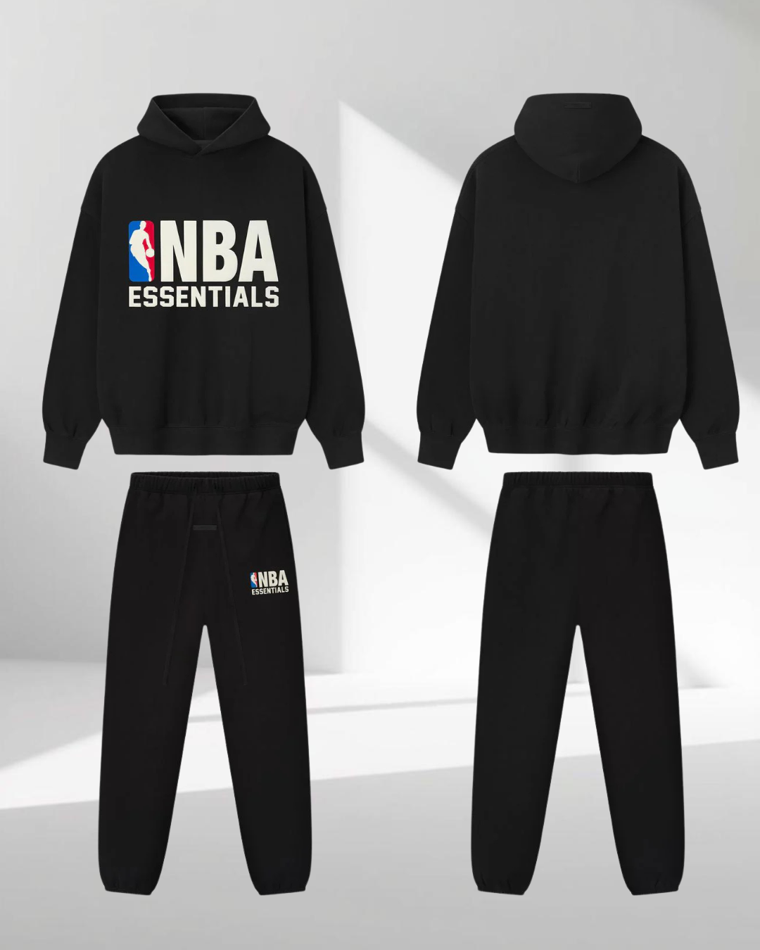 Fear of God Essentials NBA Black White Full set