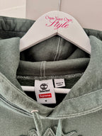 Supreme Timberland Hooded Sweatshirt (SS23) Dark Green