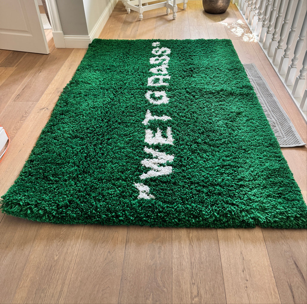 Virgil Abloh x IKEA MARKERAD "WET GRASS" Rug 195x133 CM