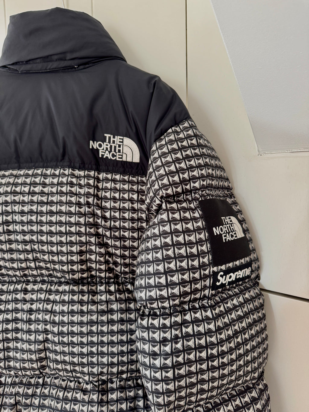 Supreme The North Face Studded Nuptse Jacket Black