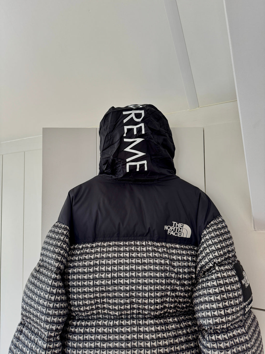 Supreme The North Face Studded Nuptse Jacket Black
