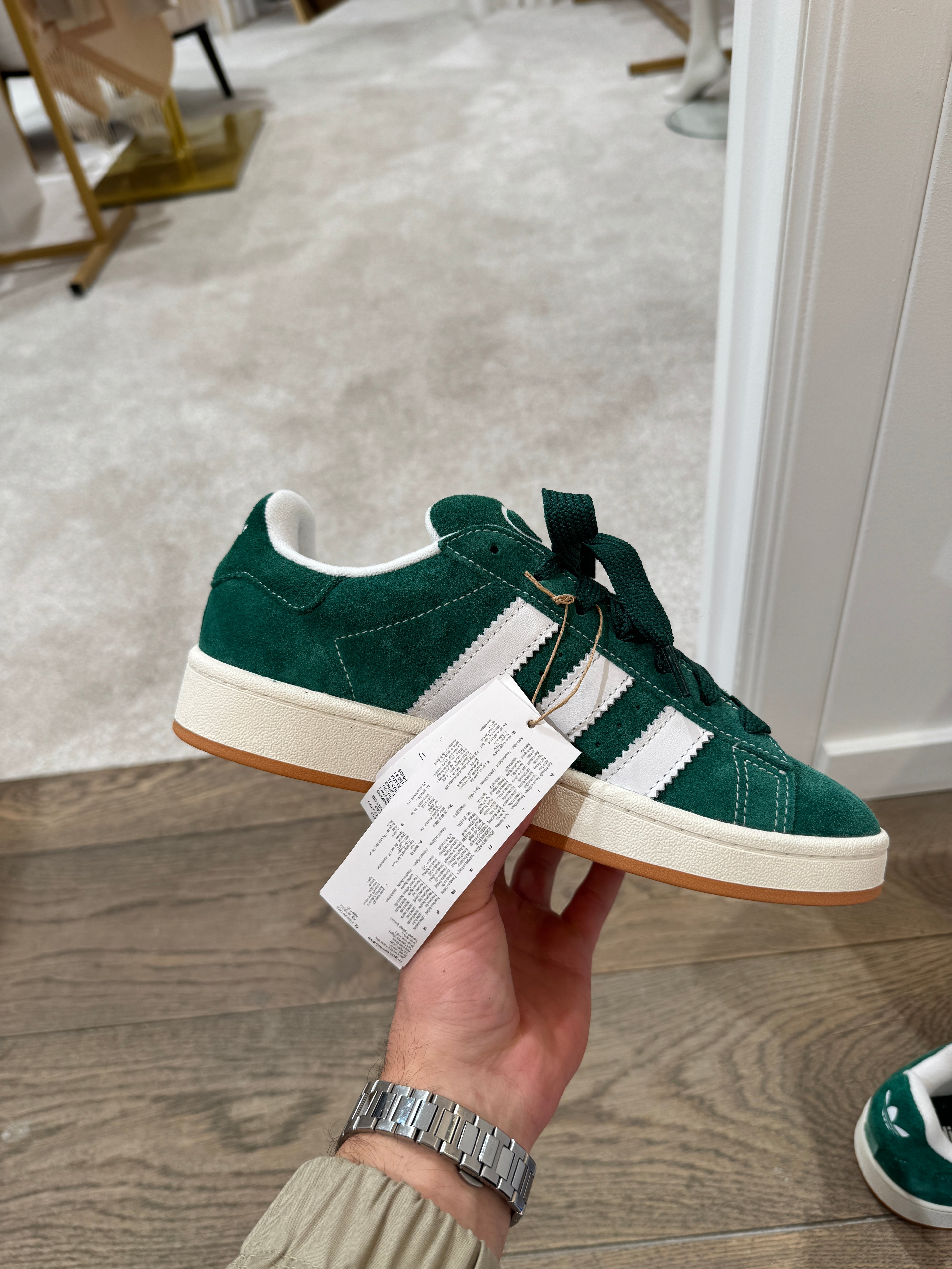 Adidas Campus 00s Dark green Cloud White