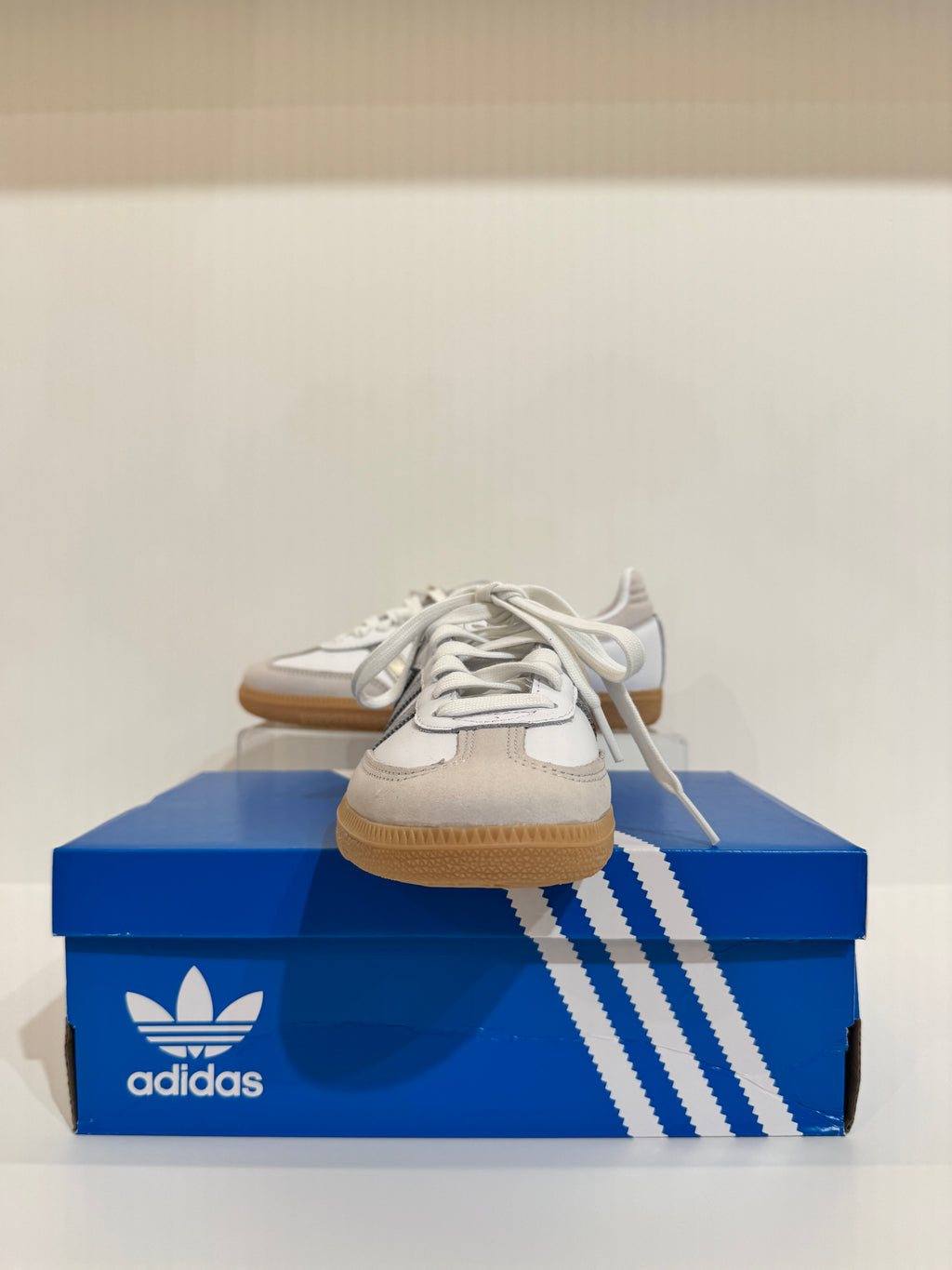 adidas Samba OG White Silver Metallic Grey