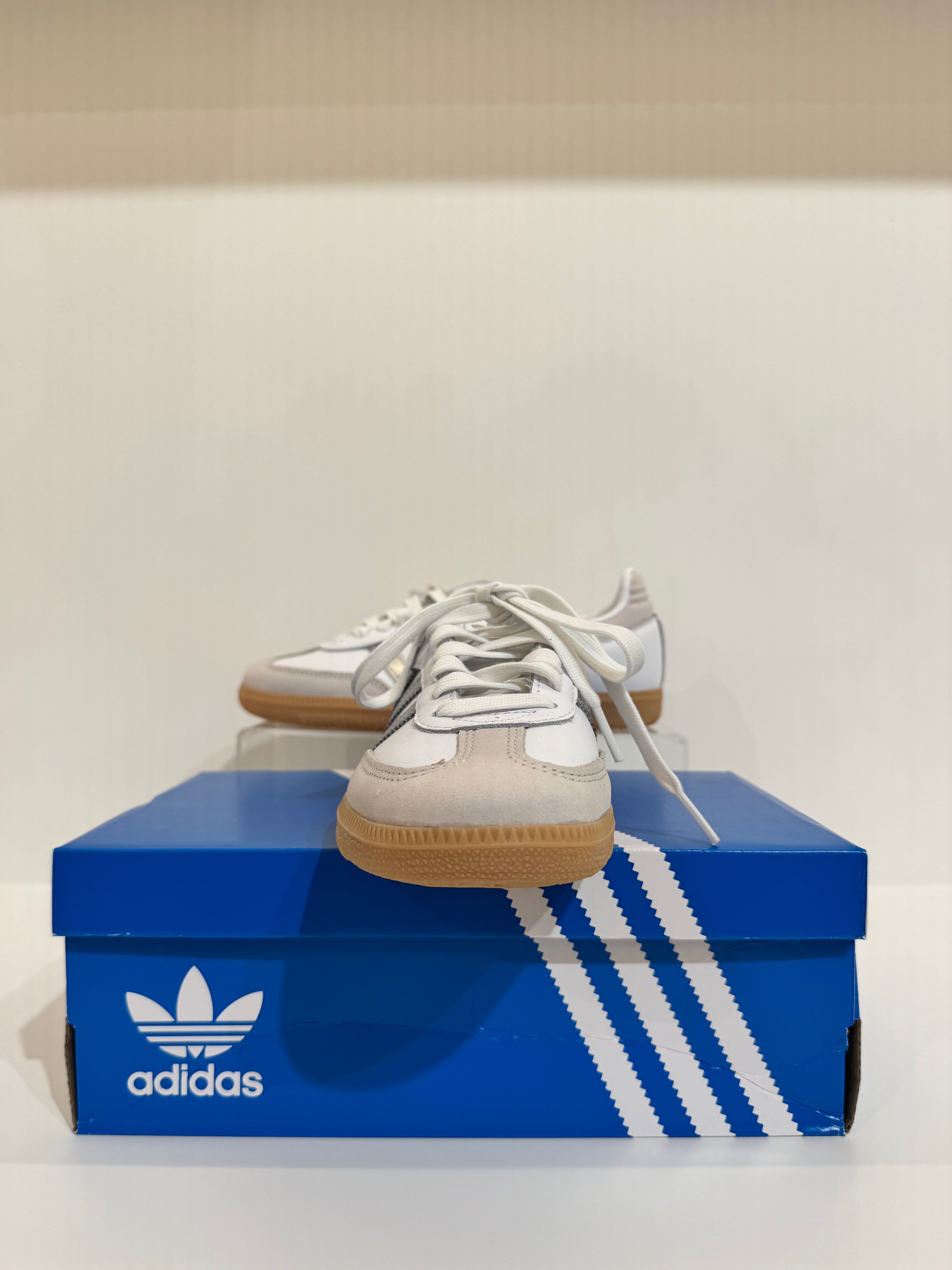 adidas Samba OG White Silver Metallic Grey