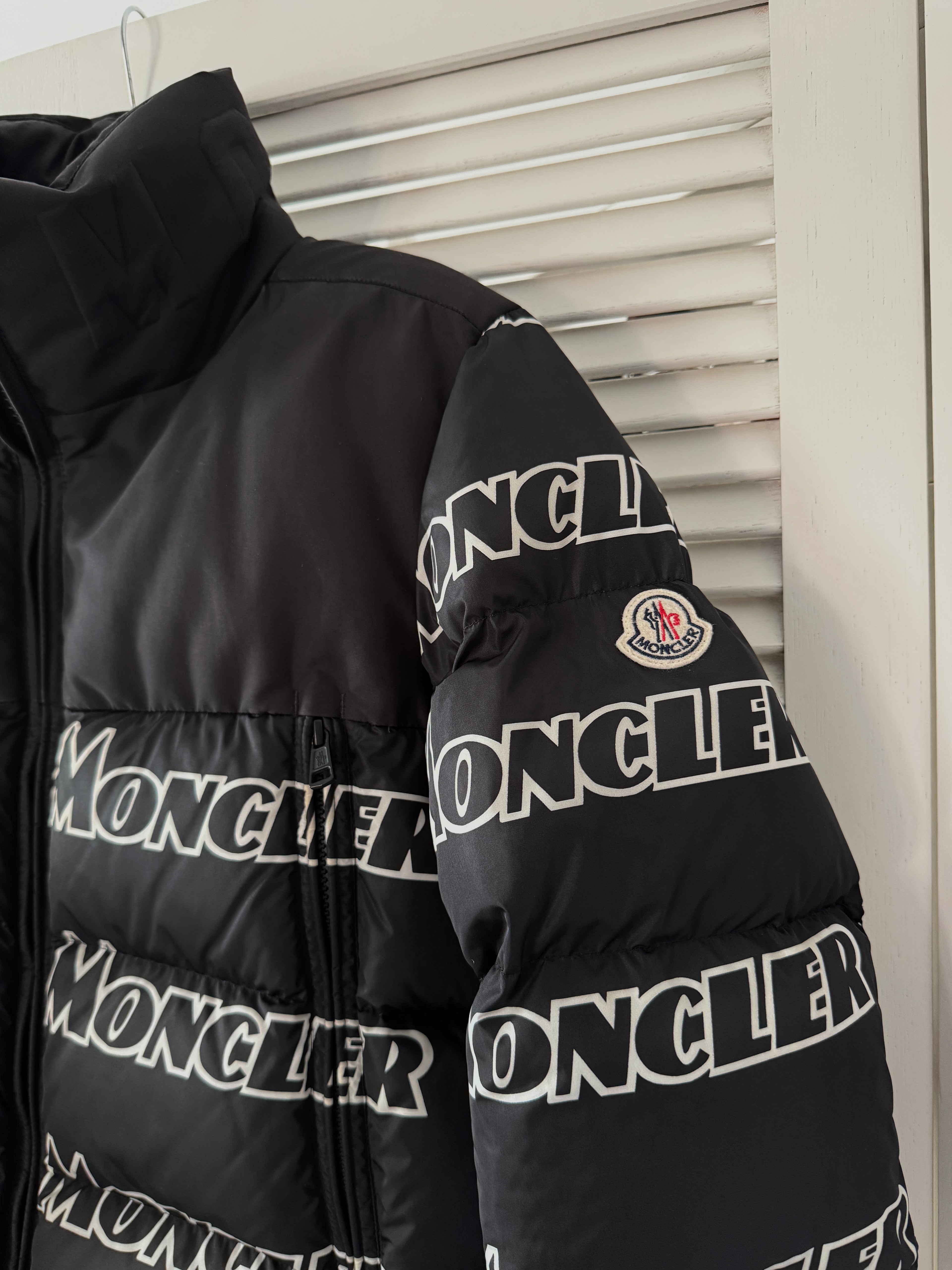 Moncler Down Jacket all over print