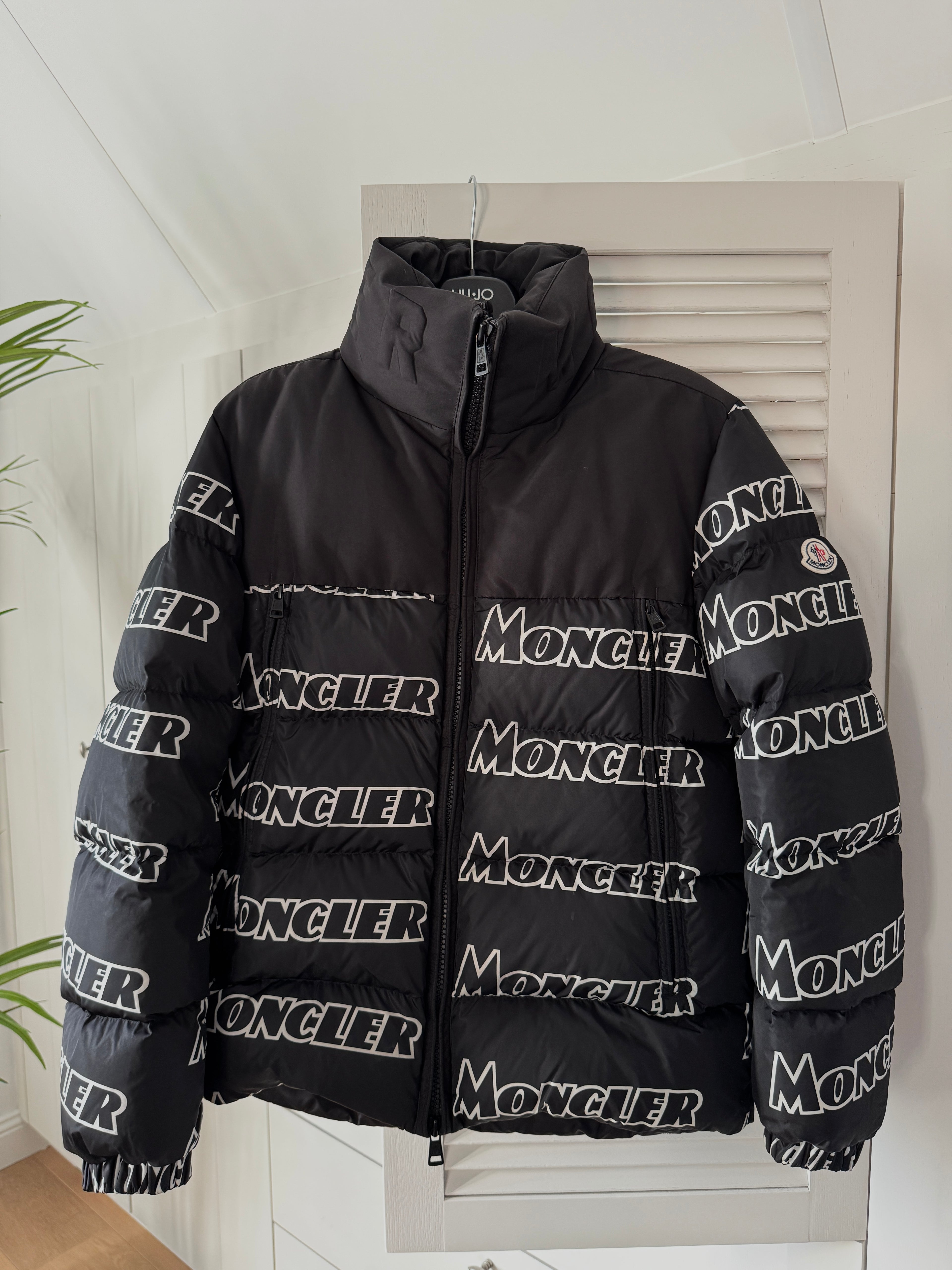Moncler Down Jacket all over print
