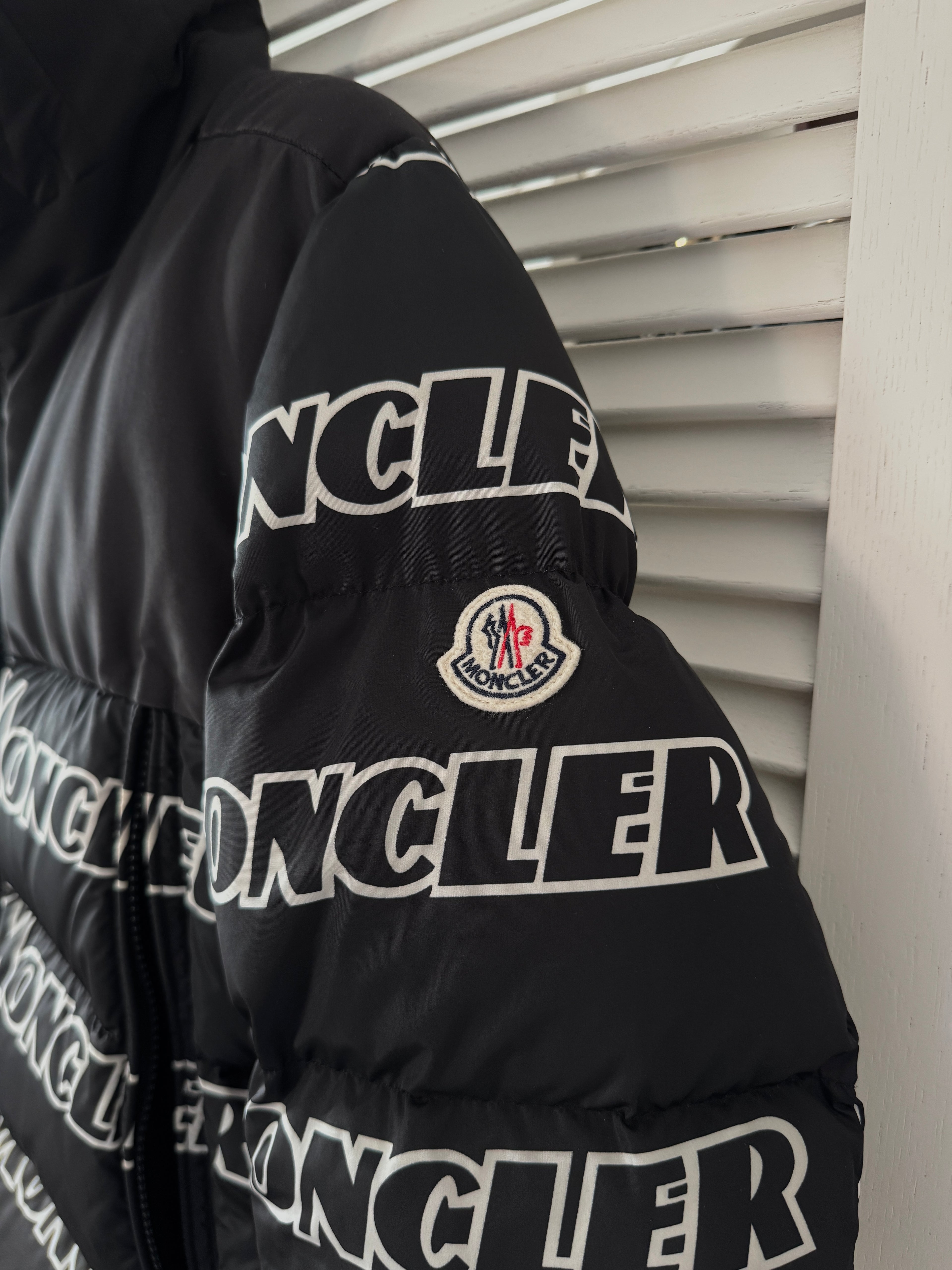 Moncler Down Jacket all over print