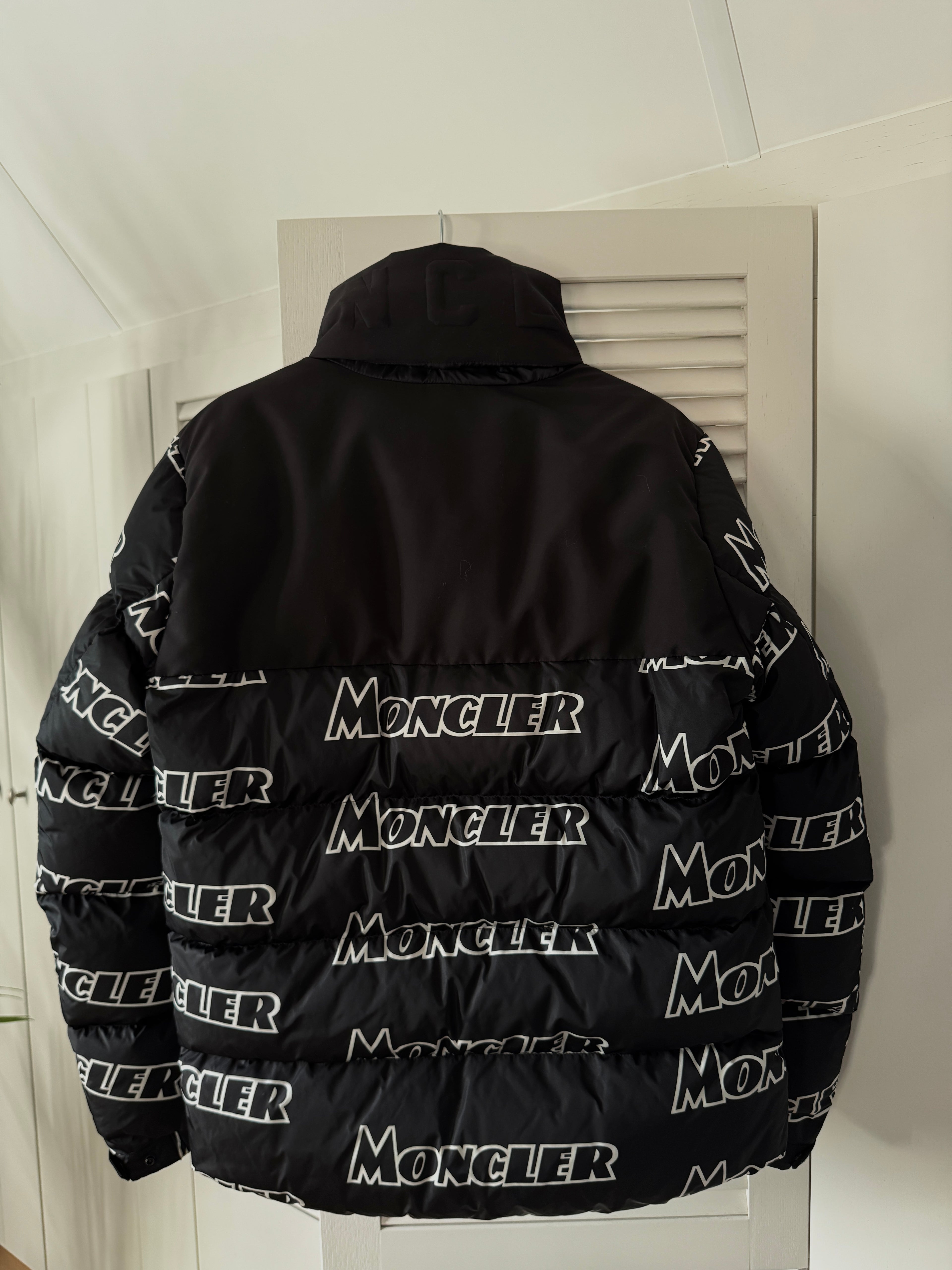 Moncler Down Jacket all over print