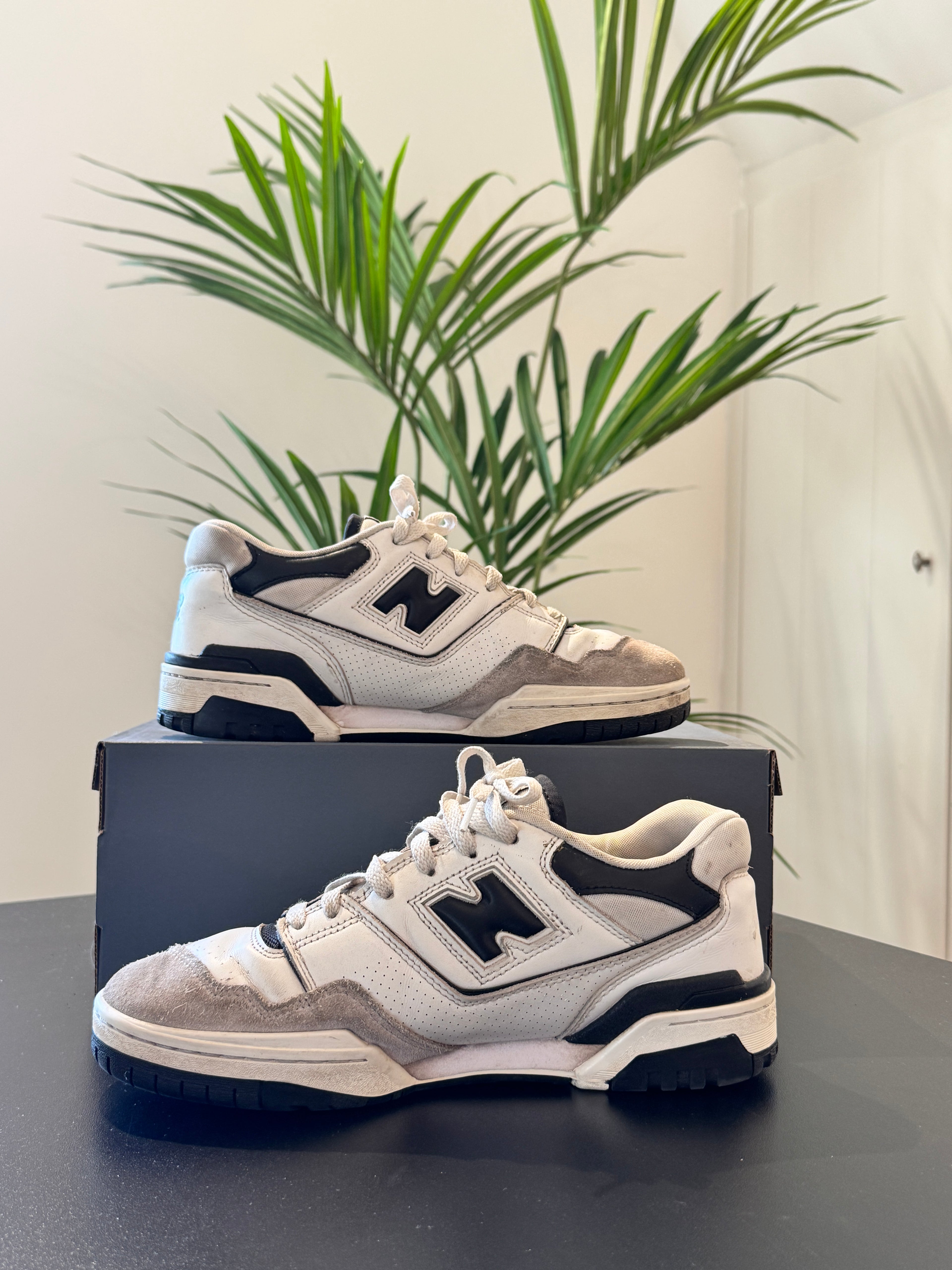 New Balance 550 Sea Salt Black
