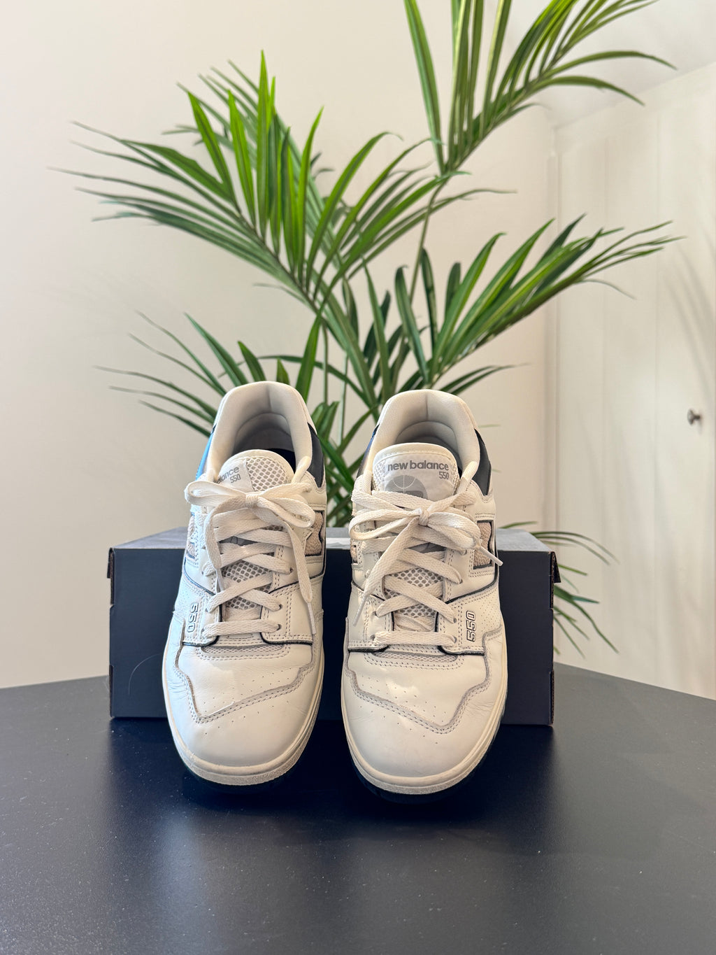 New Balance 550 Cream Black