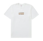 Supreme Burberry Box Logo Tee White