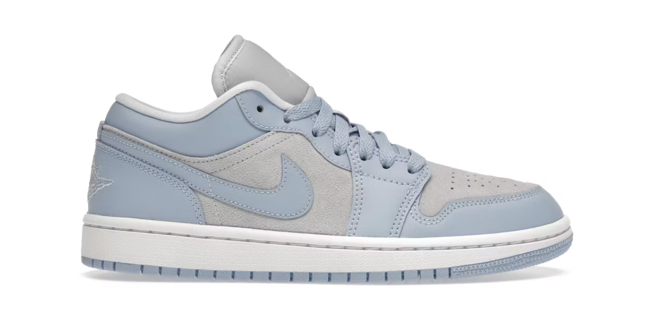 Jordan 1 Low Football Grey Aluminum (Women's)
