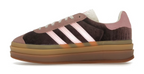 adidas Gazelle Bold Shadow Brown Warm Clay Glow Pink (Women's)