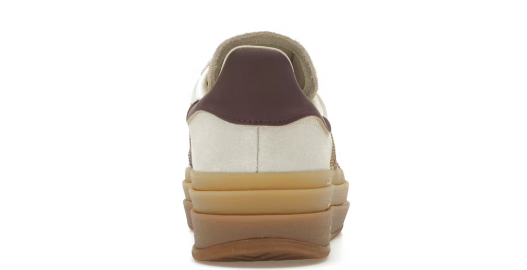 adidas Gazelle Bold Cream White Maroon (Women's)