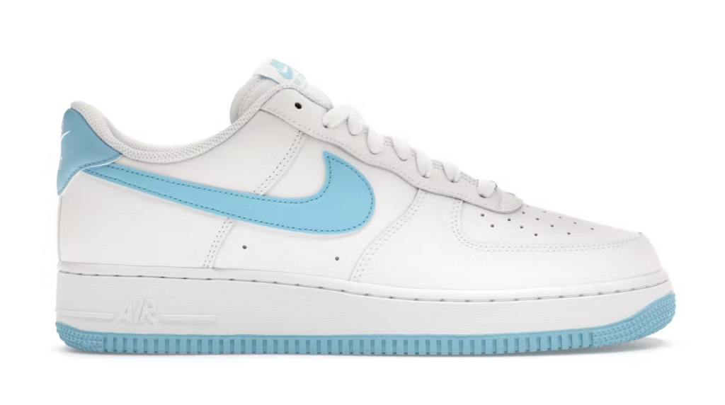Nike Air Force 1 Low '07 White Aquarius Blue