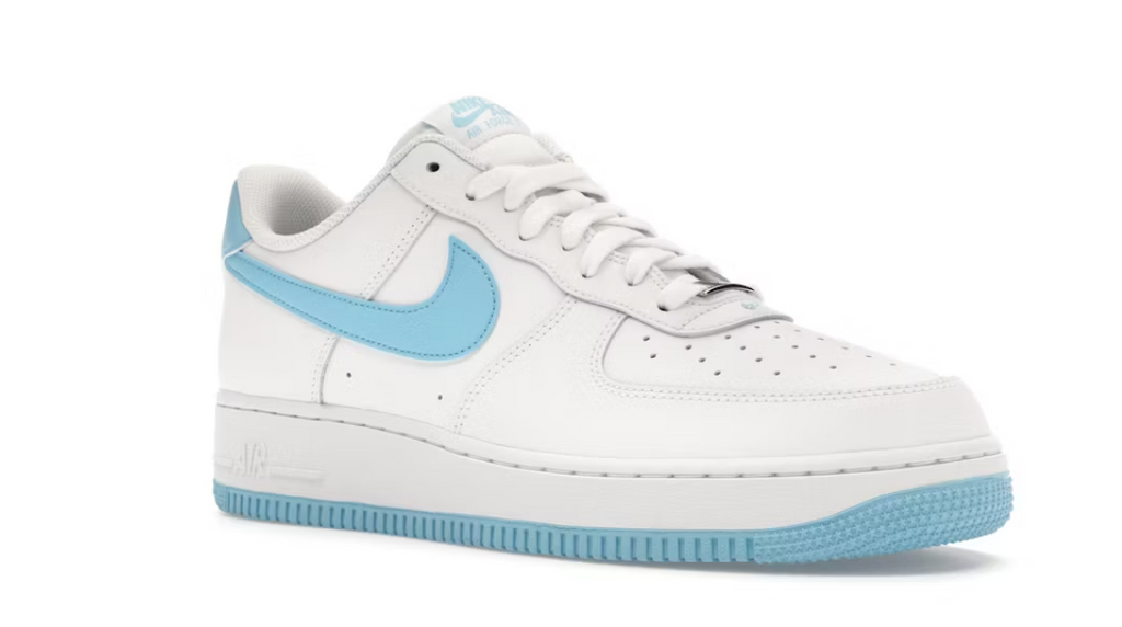 Nike Air Force 1 Low '07 White Aquarius Blue