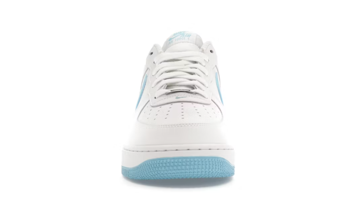 Nike Air Force 1 Low '07 White Aquarius Blue