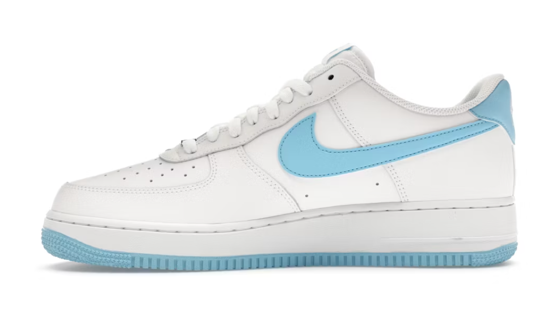 Nike Air Force 1 Low '07 White Aquarius Blue