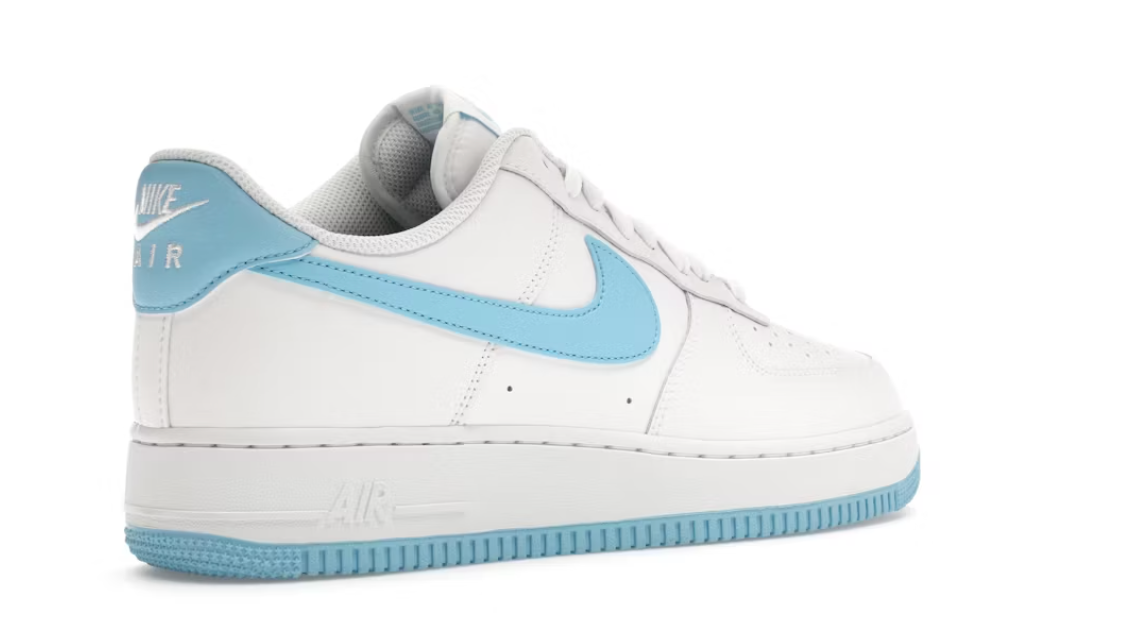 Nike Air Force 1 Low '07 White Aquarius Blue