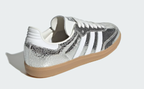 adidas Samba OG Silver Metallic Cracked Leather (Women's)