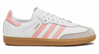 adidas Samba OG White Coral Pink (GS)