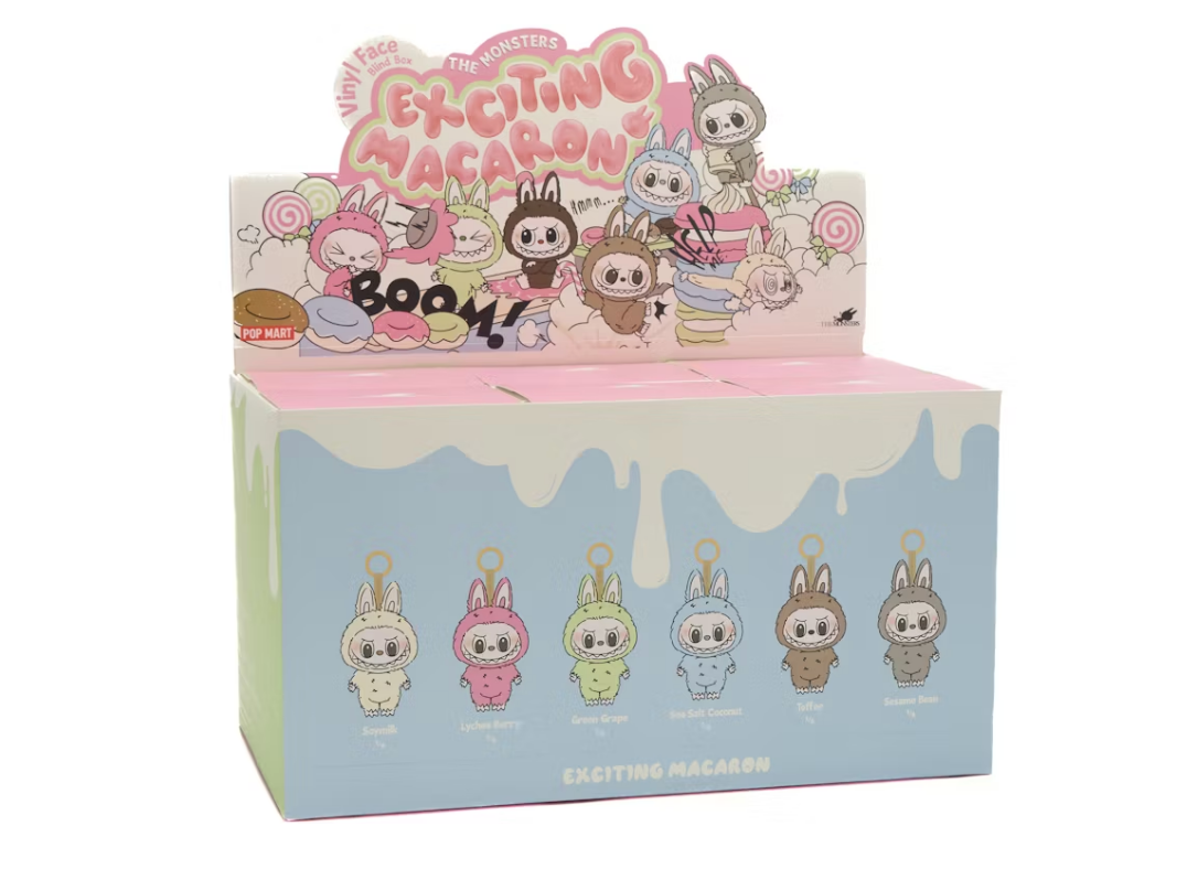 Labubu Exciting Macaron Vinyl Plush Pendant Single Blind Box