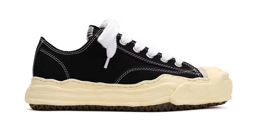 Maison Mihara Yasuhiro Hank Vintage Sole Canvas Low Black
