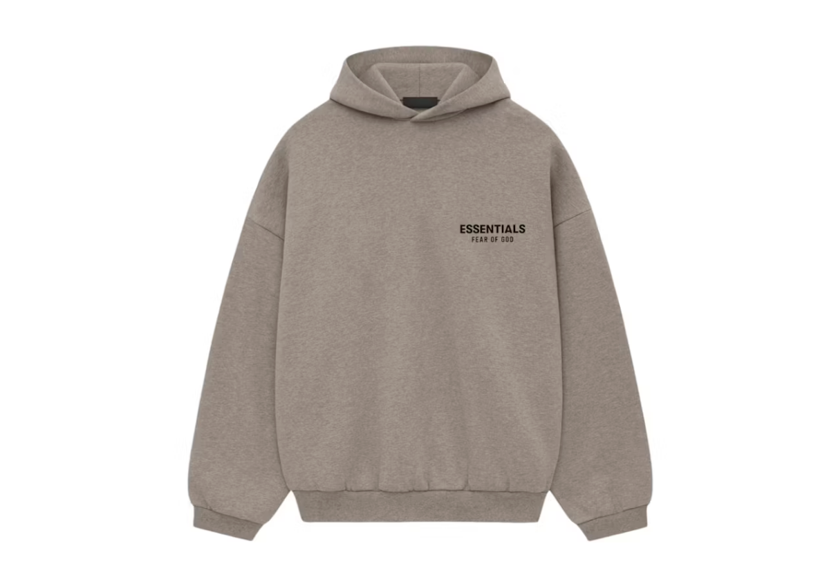 Fear of God Essentials Fleece Hoodie (FW24) Heather Gray