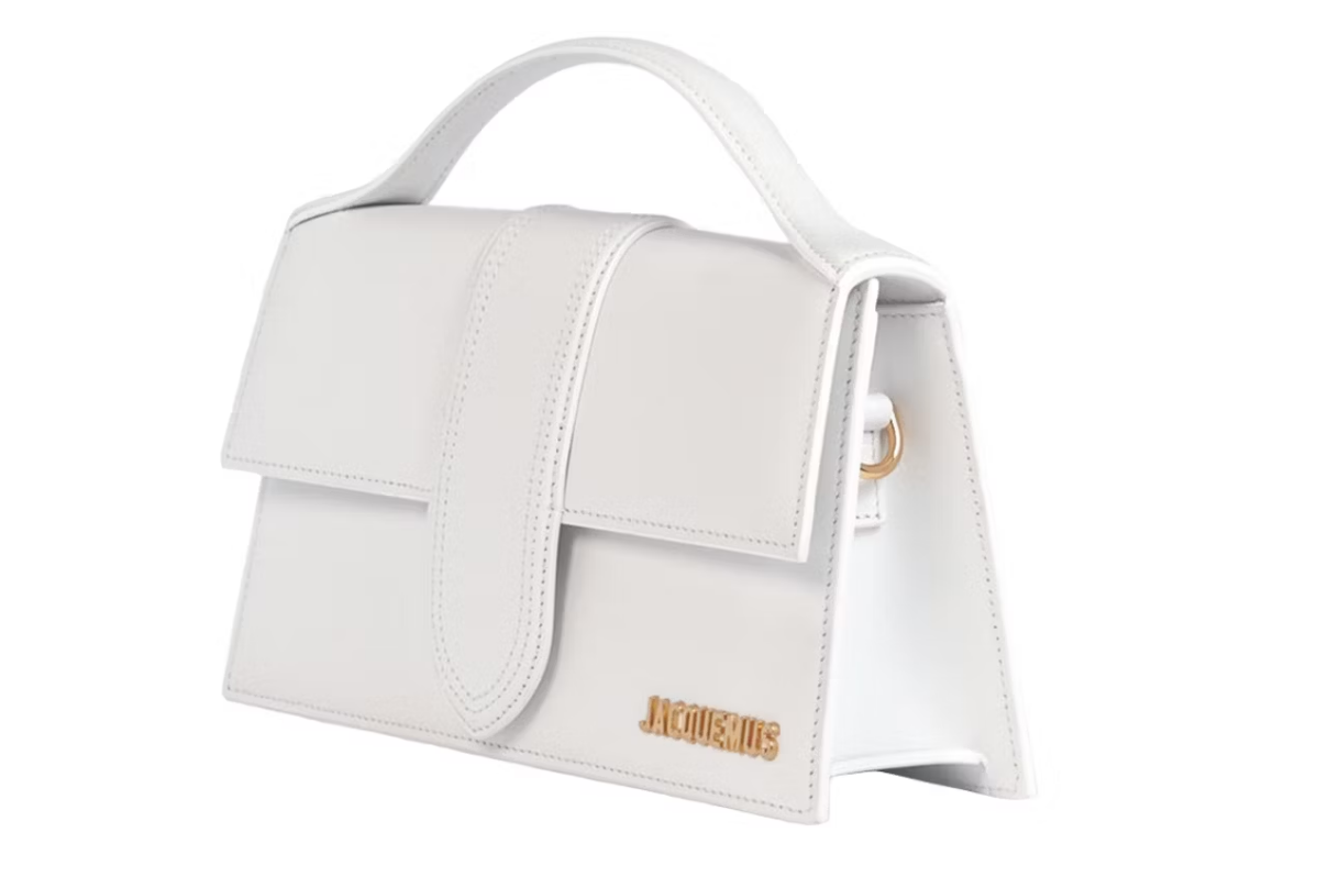 Jacquemus Le Grand Bambino Crossbody Strap Handbag White