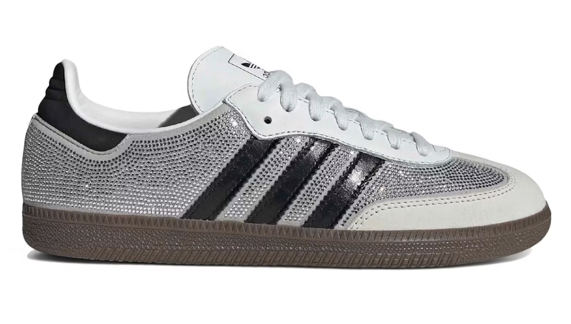 adidas Samba OG Rhinestone Crystal White Silver (Women's)
