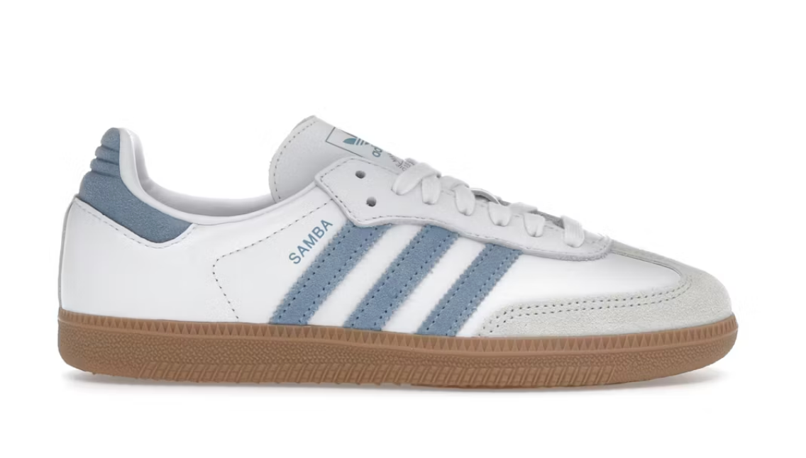 adidas Samba OG White Alumina Ash Blue