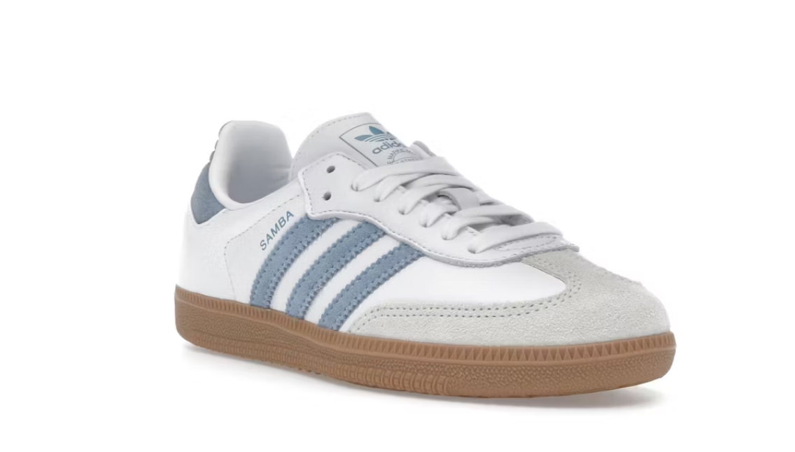 adidas Samba OG White Alumina Ash Blue