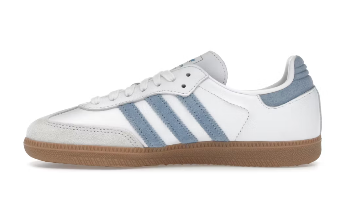 adidas Samba OG White Alumina Ash Blue