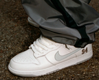 Nike SB Dunk Low Supreme 94 White Metallic Silver