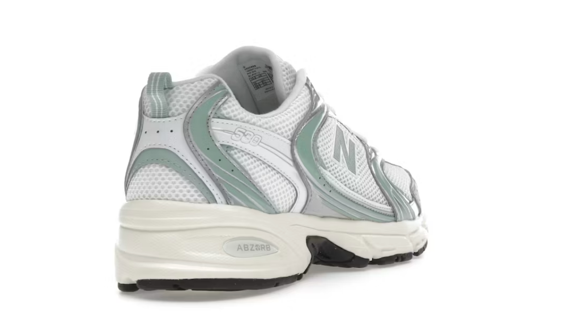 New Balance 530 Silver Metallic Mosaic Green