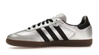 adidas Samba OG Silver Metallic Black Gum
