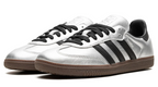 adidas Samba OG Silver Metallic Black Gum