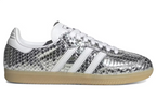 adidas Samba Patent Snakeskin Silver Metallic
