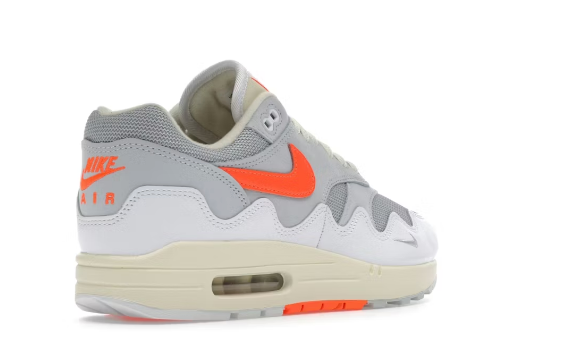 Nike Air Max 1 Patta Waves White Hyper Crimson (With Bracelet)
