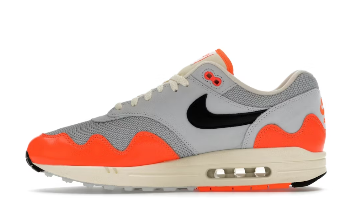 Nike Air Max 1 Patta Waves Hyper Crimson Pure Platinum (With Bracelet)