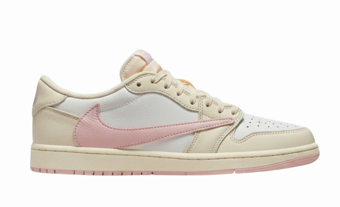 Jordan 1 Retro Low OG SP Travis Scott Sail Shy Pink