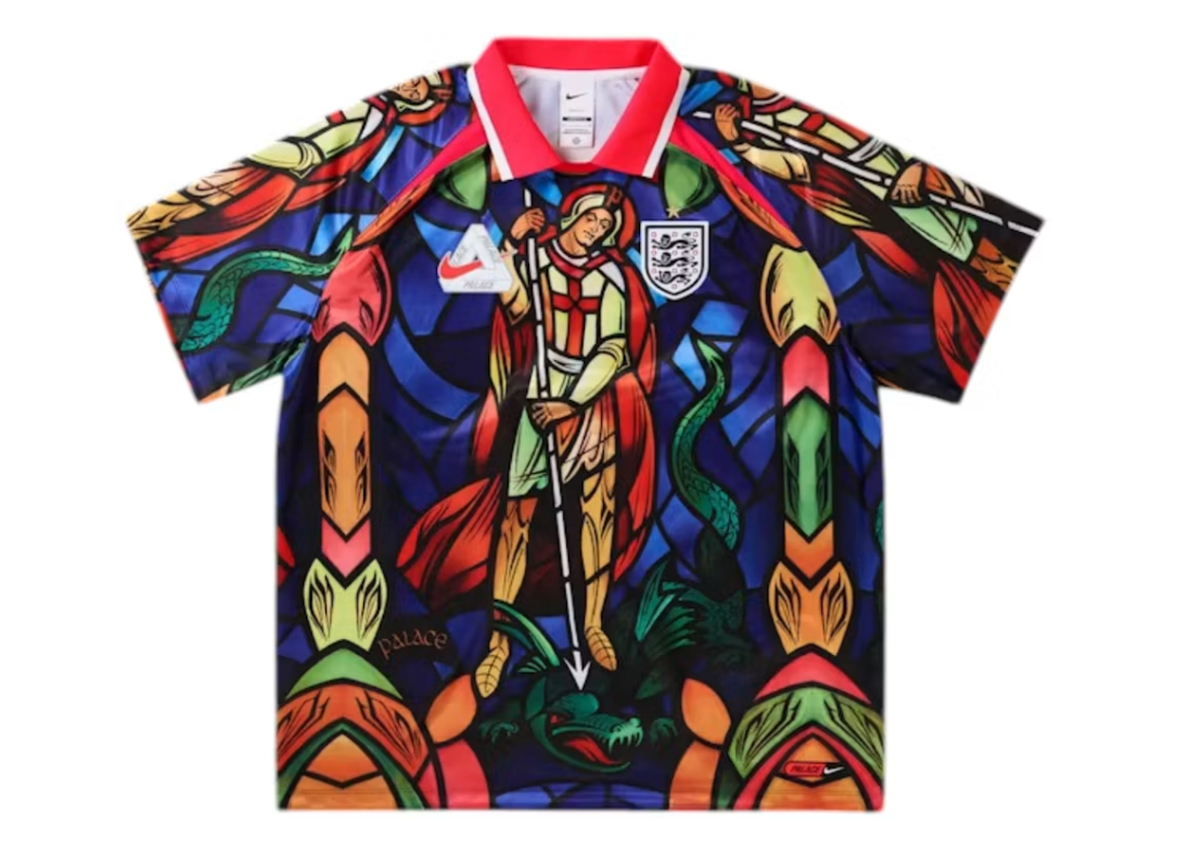 Palace x Nike England Dri-FIT Football Jersey Bright Crimson