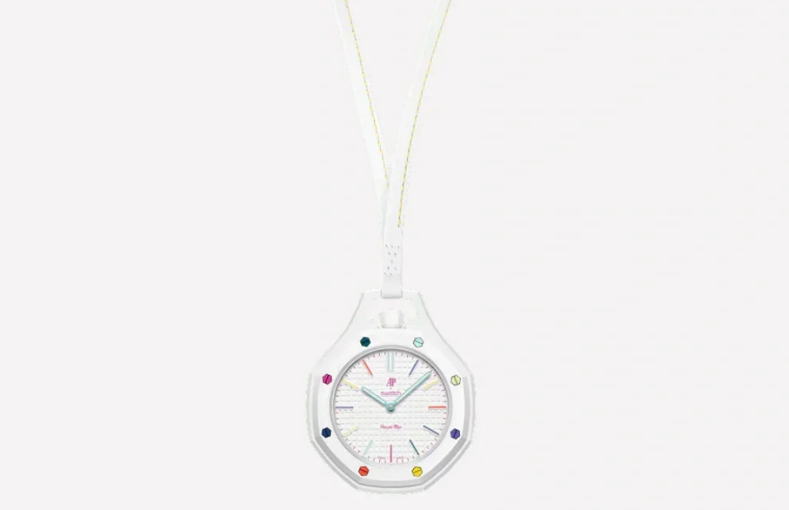 Swatch x Audemars Piguet AP Bioceramic Royal Pop Huit Blanc