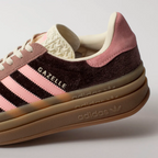 adidas Gazelle Bold Shadow Brown Warm Clay Glow Pink (Women's)
